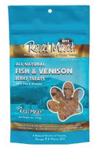 Real Meat Fish & Venision Dog Treat 4oz by Pet Food Warehouse