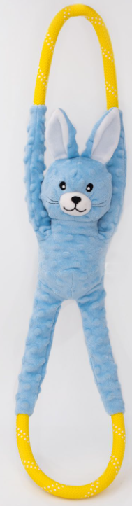 Zippy Paws Ropetugz Easter Bunny by Pet Food Warehouse