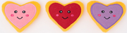 Zippy Paws Valentine's Miniz Heart Cookies 3-Pack by Pet Food Warehouse