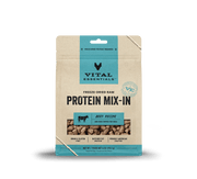 Vital Essentials Raw Protein Mix-In Beef Recipe Mini Nibs Topper for Dogs 6oz by Pet Food Warehouse