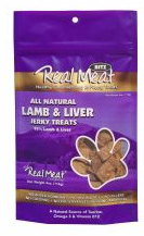 Real Meat Lamb Liver Dog Treat 4oz by Pet Food Warehouse