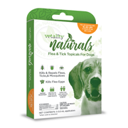 Vetality Naturals Flea & Tick Topicals for Dogs 16-40 lbs 3 Count by Pet Food Warehouse