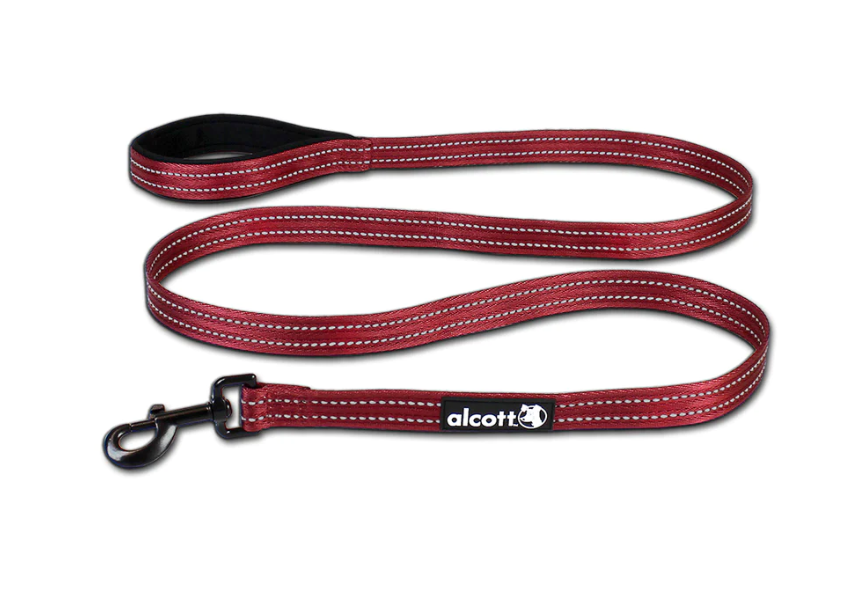 Alcott Adventure Lead Ruby Red 3/4" 6' by Pet Food Warehouse