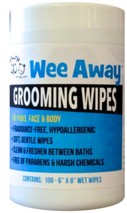 Wee Away Grooming Wipes Green Tea 100 Ct by Pet Food Warehouse