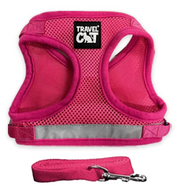 Travel Cat The True Adventurer Harness & Leash The Purrfectly Pink Small by Pet Food Warehouse