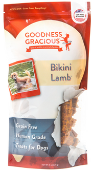Goodness Gracious Bikini Chicken Treats 6oz by Pet Food Warehouse