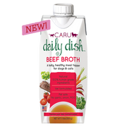 CARU Daily Dish Beef Broth for Dogs & Cats 1.1lb by Pet Food Warehouse