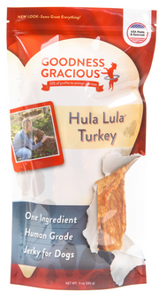 Goodness Gracious Hula Lula Turkey Jerky 5oz by Pet Food Warehouse