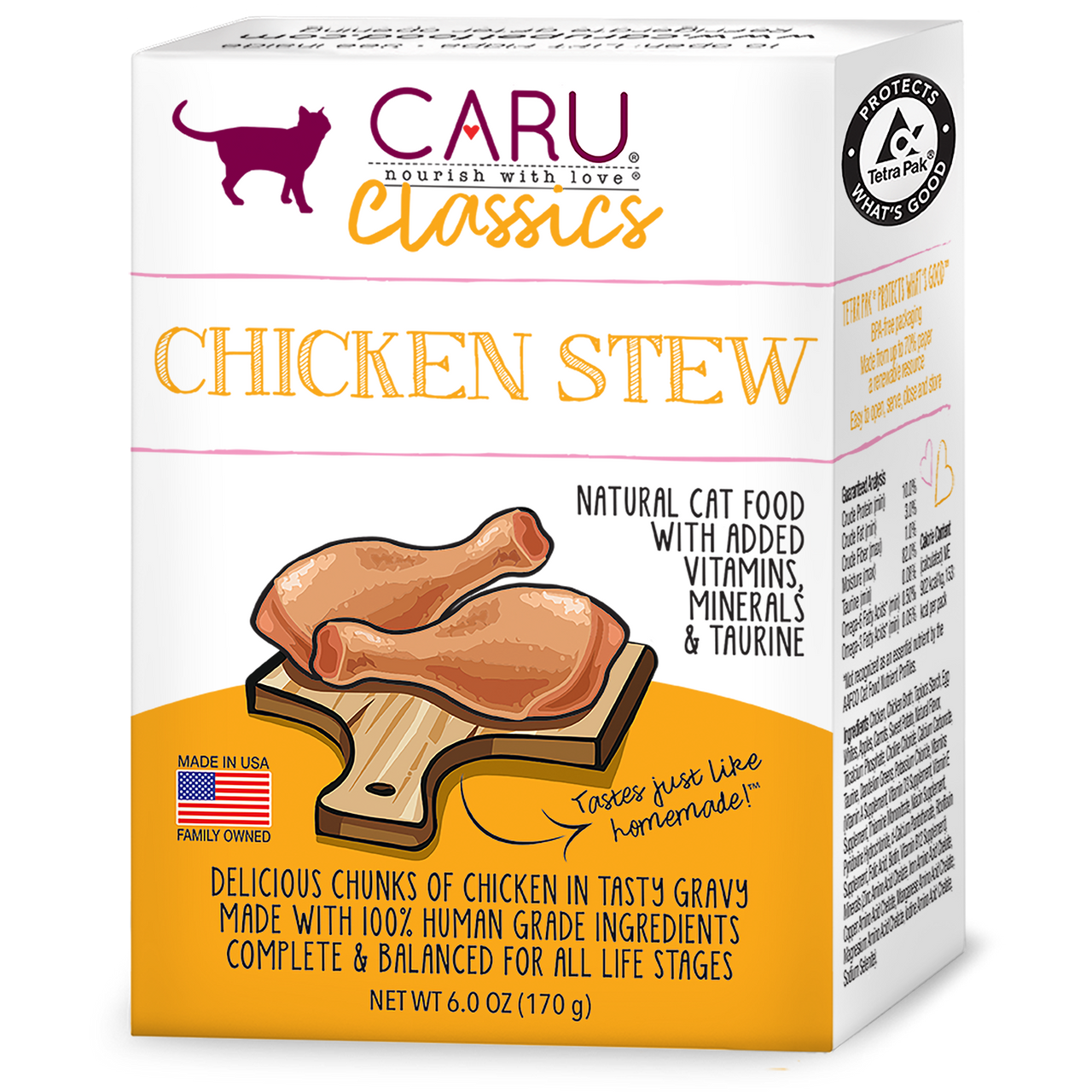CARU Classics Chicken Stew for Cats 5.5oz by Pet Food Warehouse