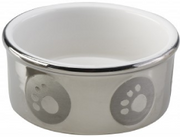 Ethical Pet 5" Pawprint Titanium Dog Dish by Pet Food Warehouse