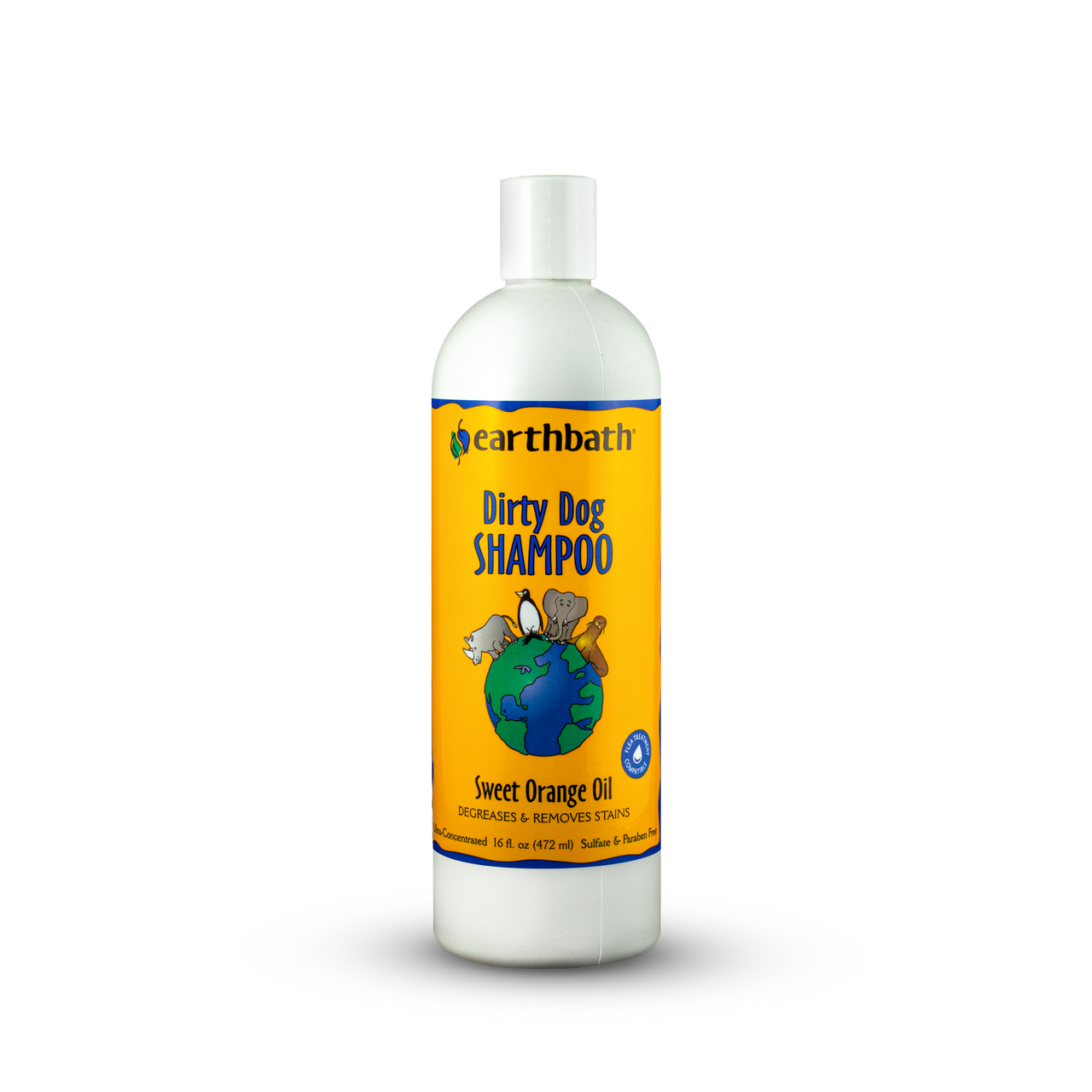Earthbath Orange Peel Oil Pet Shampoo 16oz by Pet Food Warehouse