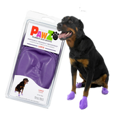 Pawz Dog Large Purple Boots by Pet Food Warehouse