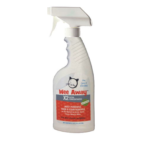 Wee Away X2 Ultra Concentrated Cat Stain & Odor Remover 16oz by Pet Food Warehouse