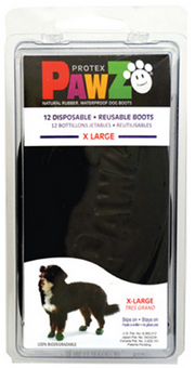 Pawz Dog Boots Black Extra Large by Pet Food Warehouse
