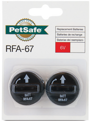 Pet Safe 2 pack 6V RFA-67 Lithium Battery by Pet Food Warehouse