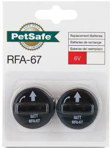Pet Safe 2 pack 6V RFA-67 Lithium Battery by Pet Food Warehouse