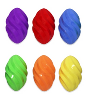 Multipet Rubber Spiral Football Dog Toy by Pet Food Warehouse