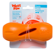 West Paw Qwizl Tangerine Small Dog Toy by Pet Food Warehouse