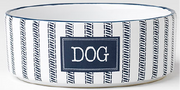 Petrageous 5" Country Blue Dog Dish by Pet Food Warehouse