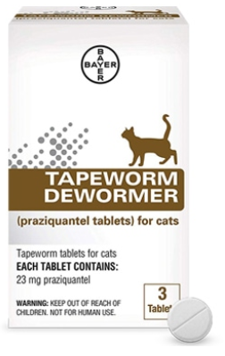 3 Tab Cat Tapeworm Dewormer by Pet Food Warehouse