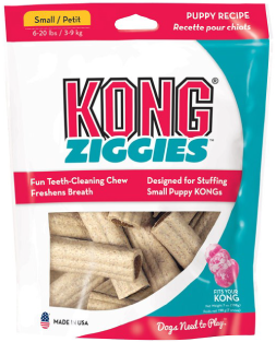 Kong xz61 7oz Small Puppy Ziggies Dog Toy by Pet Food Warehouse