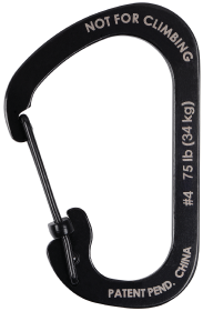 NiteIze Size 4 Steel Slidlock S-Bin Black by Pet Food Warehouse