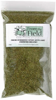 From The Field 3oz Kitty Safe Stalkless Catnip by Pet Food Warehouse