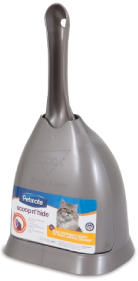 Doskocil Scoop'n Hide Litter Scoop Brushed Nickel by Pet Food Warehouse
