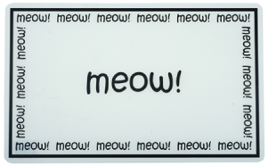 Petrageous Meow Pet Placemat by Pet Food Warehouse