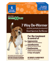 Sentry WormX Plus Small Dog 6 tab by Pet Food Warehouse