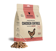Vital Essentials Freeze-Dried Raw Entree Dog Food Mini Nibs Chicken 25oz by Pet Food Warehouse