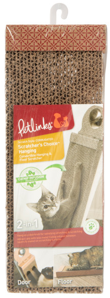 Petlinks Scratchers Choice Hanging Cat Scratcher by Pet Food Warehouse