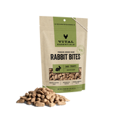 Vital Essentials Freeze-Dried Dog Treats Rabbit Bites 5oz by Pet Food Warehouse