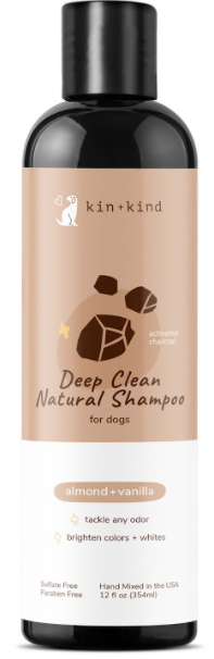 Kin+Kind Deep Clean Almond+Vanilla Shampoo 12oz by Pet Food Warehouse