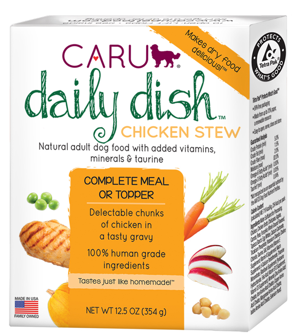 CARU Daily Dish Chicken Stew for Dogs 12oz by Pet Food Warehouse