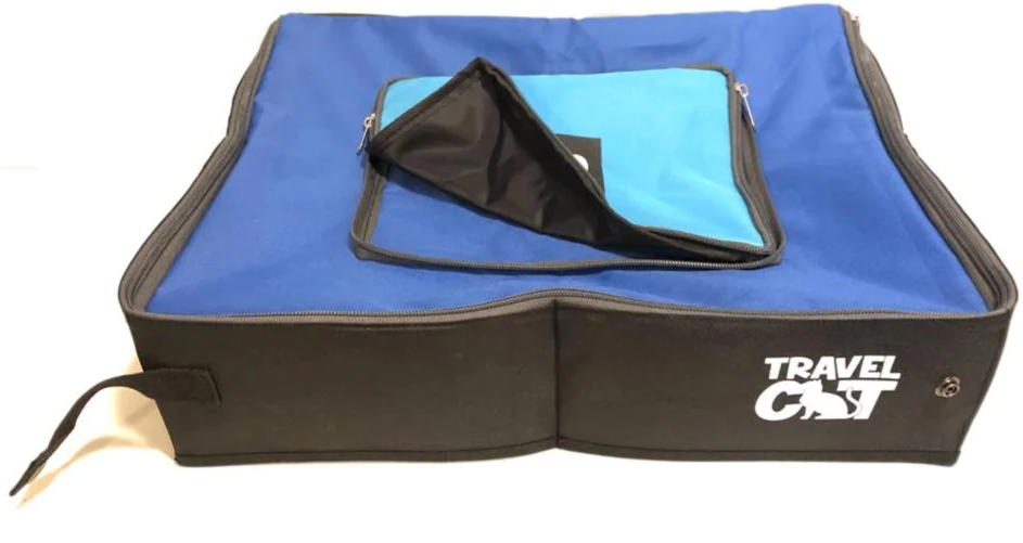 Travel Cat "The Porta-Pawty" Travel Litter Box Portable Bathroom for Cats by Pet Food Warehouse