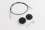 KnitPro (Knitter's Pride) Stainless Steel Swivel Cords by Must Love Yarn