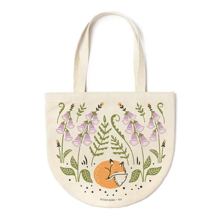 Round Canvas Tote