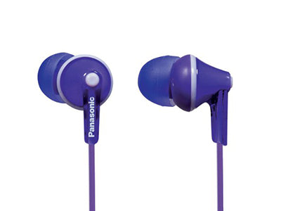 Panasonic Ergo Fit In-Ear Sound Isolating Headphones - Violet by Small Dog Electronics