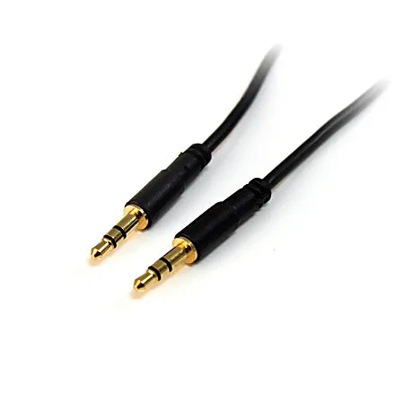StarTech Slim 3.5mm Stereo Audio Cable - M/M - 3ft by Small Dog Electronics