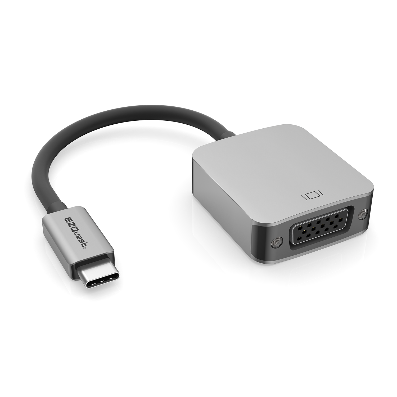 EZQuest USB-C to VGA Adapter (Approximately 21.5cm/8.5in) by Small Dog Electronics