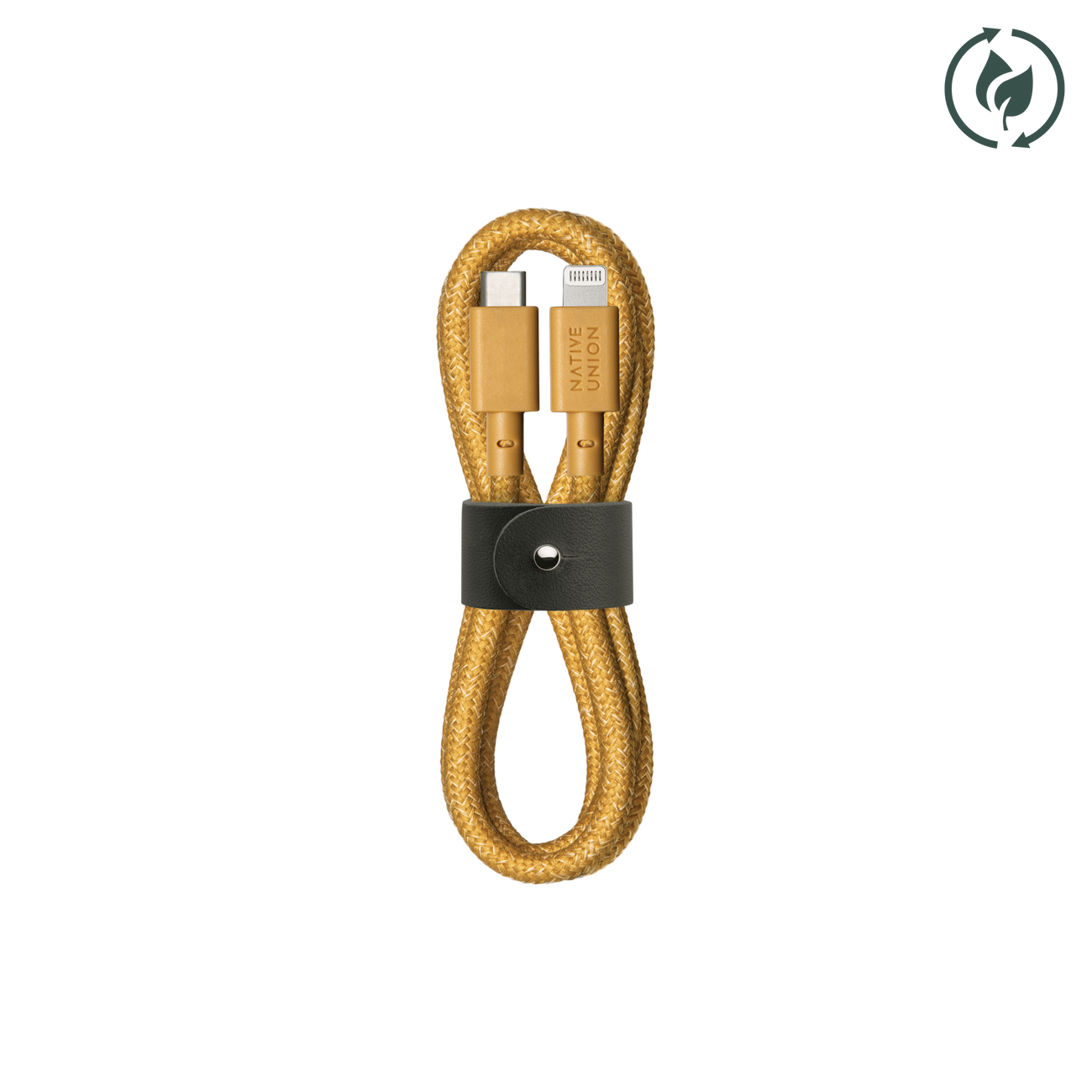 Native Union Belt Cable Ultra Strength USB-C to Lightning Cable 1.2m - Kraft by Small Dog Electronics