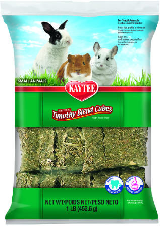 Kaytee Foods Timothy Hay Cubes 1lb by Pet Food Warehouse