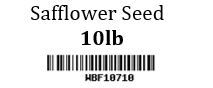 Safflower Bird Seed 10lb by Pet Food Warehouse