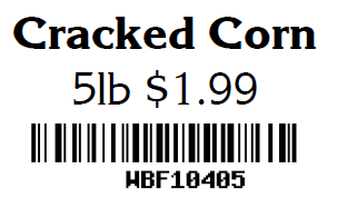 Cracked Corn Coarse 5lb by Pet Food Warehouse