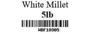 White Millet Bird Seed 5lb by Pet Food Warehouse