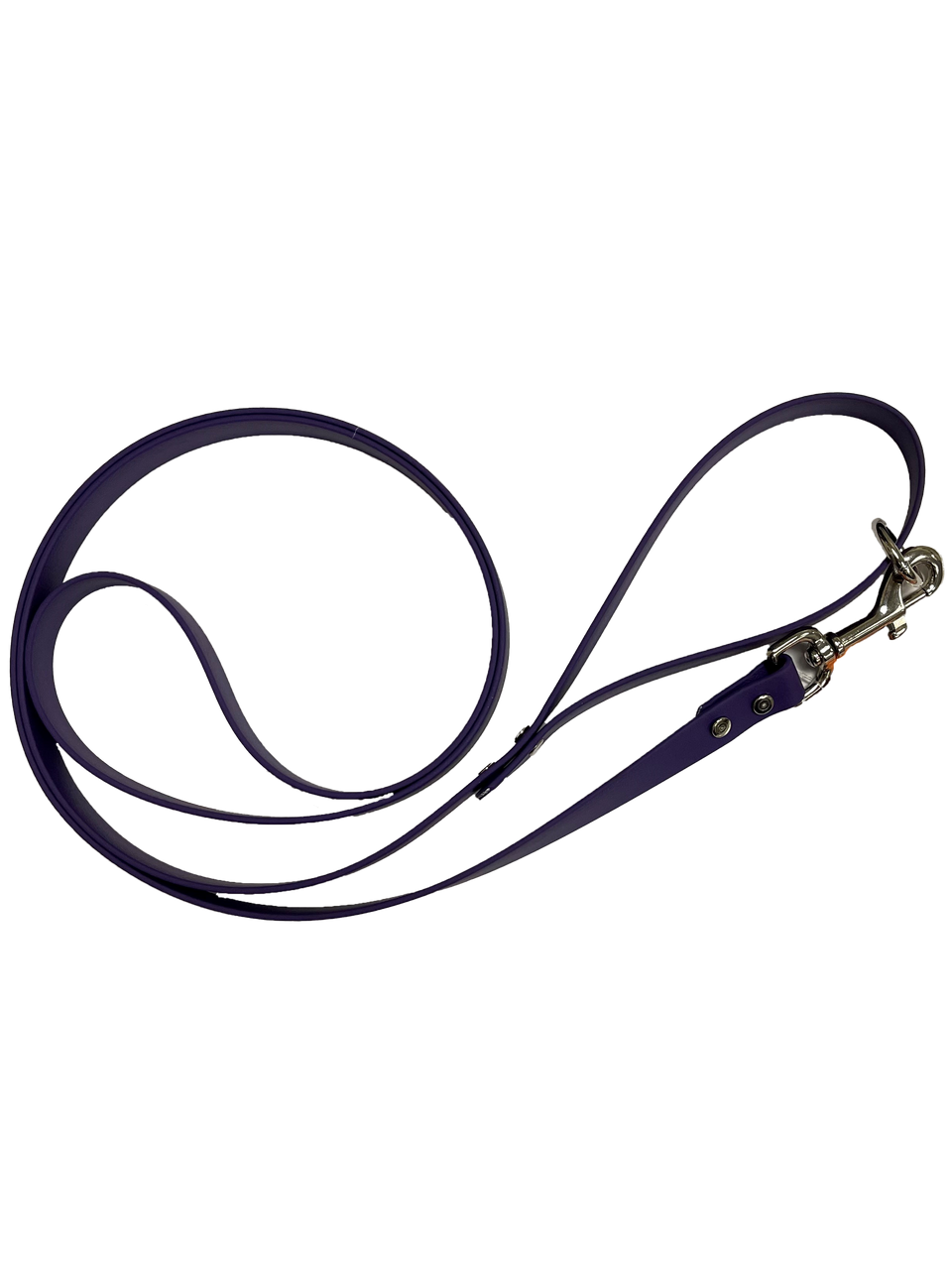 Waggle Woof & Wander Biothane Dog Lead Purple 3/4 6' by Pet Food Warehouse