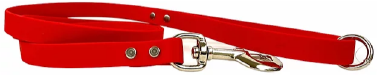 Waggle Woof & Wander Biothane Dog Lead Red 3/4 6' by Pet Food Warehouse