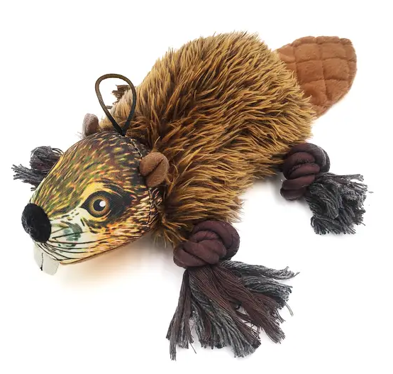 Steel Dog Realistic Roper Beaver by Pet Food Warehouse