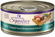 Wellness Core Signature Selects Flaked Tuna Shrimp Cat Food 2.8oz by Pet Food Warehouse